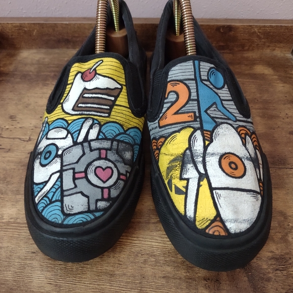 Airwalk Portal 2 Black Slip-on Loafers Men's Size 6.5/Women's Size 8.5 - Picture 2 of 11